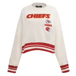 Pro Standard NFL KANSAS CITY CHIEFS RETRO CLASSIC WOMEN'S RIB CREWNECK